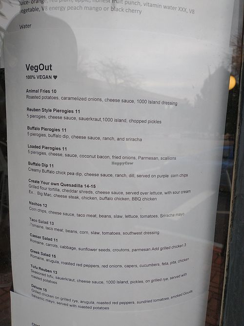 Vegan Pierogies!!! at VegOut in Bethlehem