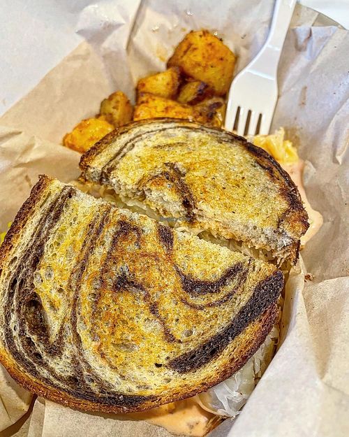 Tofu Reuben  at VegOut in Bethlehem