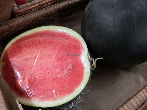 Watermelon, obviously 🍉😊 at Horta Verde Productos Ecoloxicos in Tui