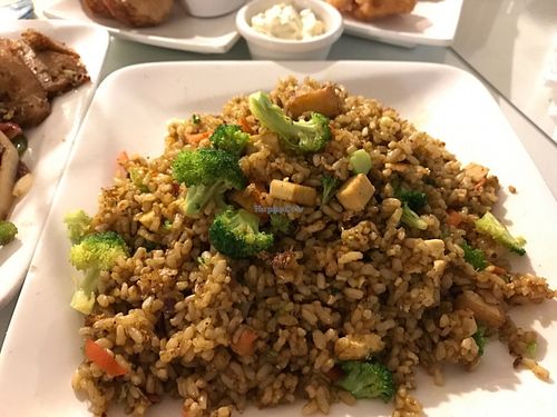 Guru Fried Rice, with brown rice  at Loving Hut in Phoenix