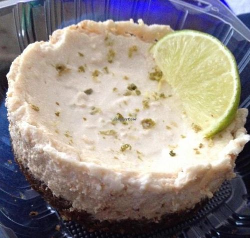 lemon-lime vegan cheesecake  at Loving Hut in Phoenix