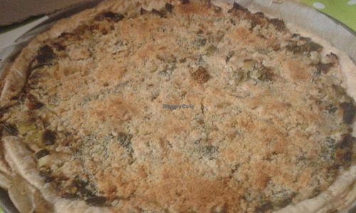 Tofu quiche  at Veganovorus in Lausanne