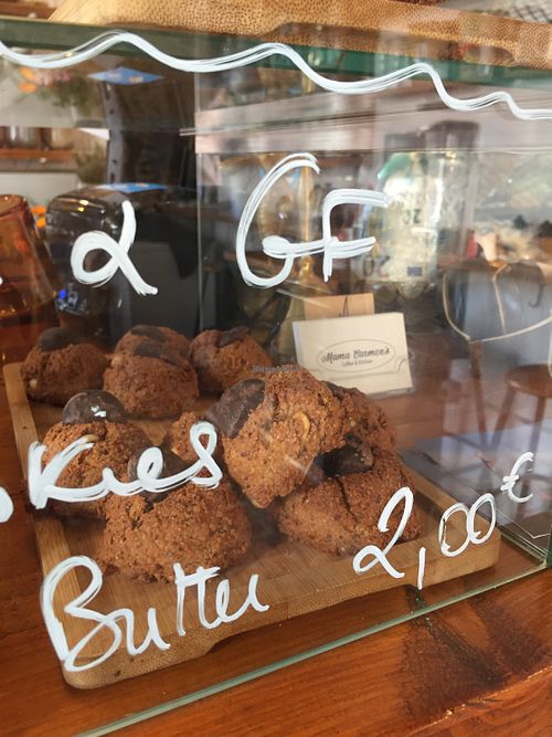 Vegan gluten-free baked goofs  at Mama Carmen's in Mallorca