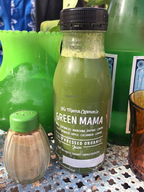 Fresh juice at Mama Carmen's in Mallorca