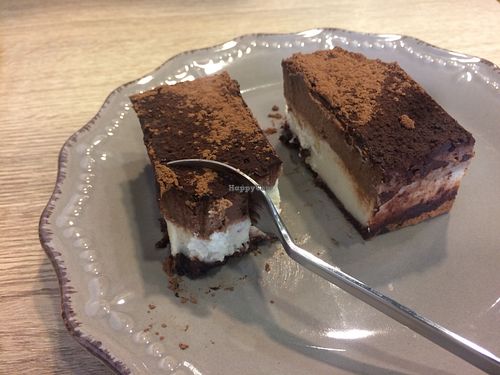 The tiramisu 👌🏼 A bit too one for me but delicious  at Food Expert in Zagreb