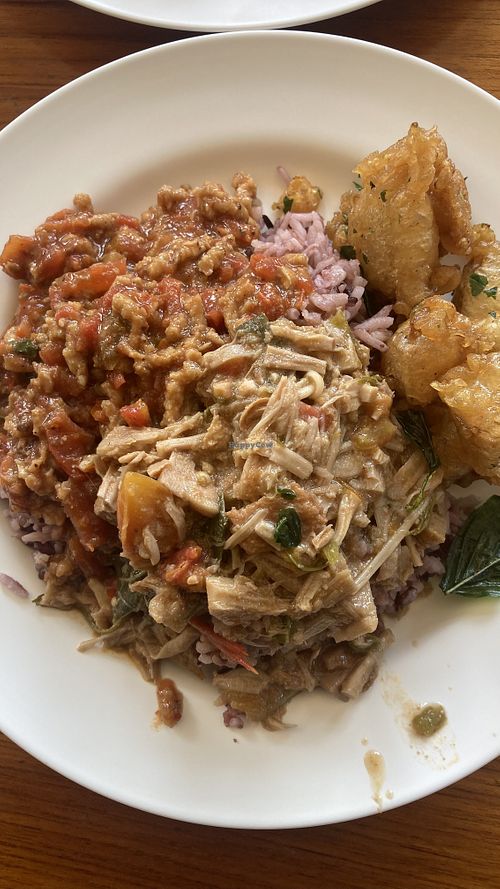 Looks a mess but it was brilliant  at Chew Xin Jai in Pai