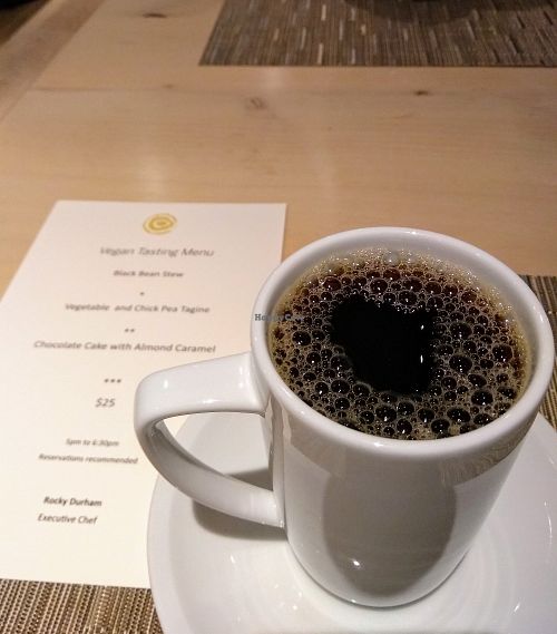 Coffee at Blue Heron Restaurant in Santa Fe