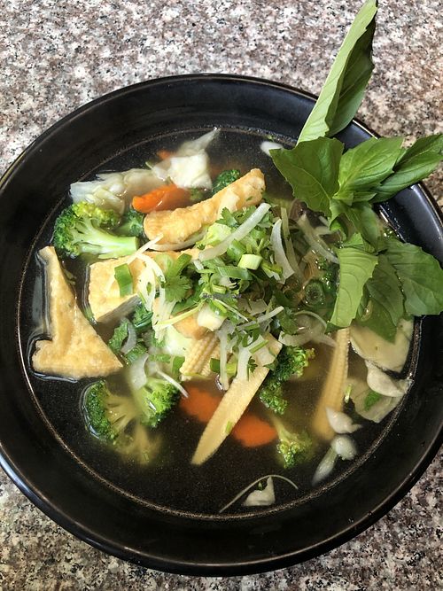 Vegan Pho  at The Boiling Bowl in Portland