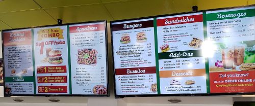 Order up at One Veg World in Duarte