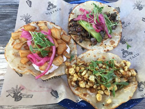 Vegan tacos  at Nixtaco in Roseville