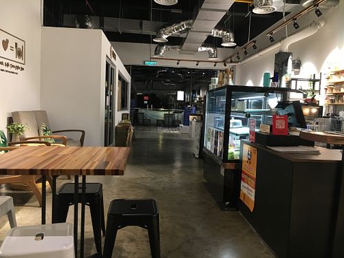 Interior  at Pando Cafe in Kota Kinabalu