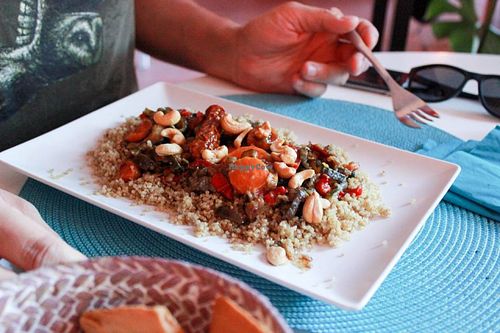 couscous with vegetables at Restaurante Amaltea in Cordoba