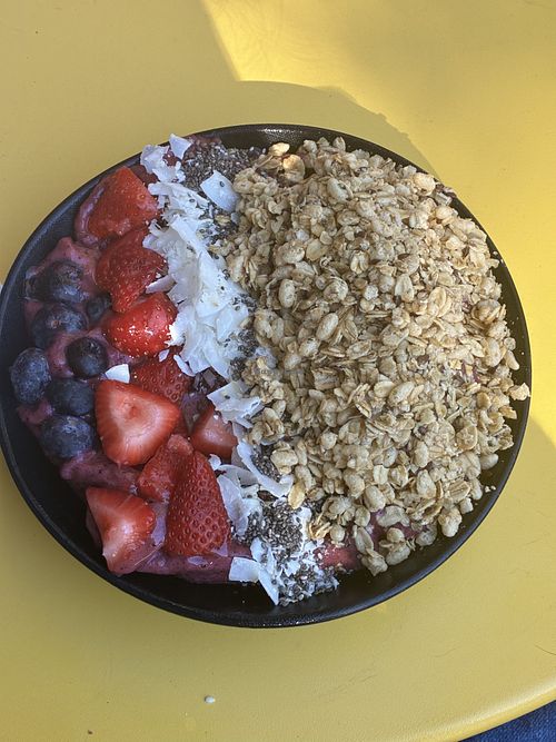 Acai bowl  at Root in Newport