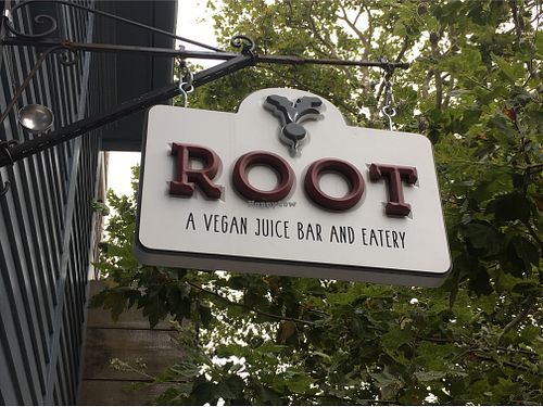 Look for the sign   at Root in Newport