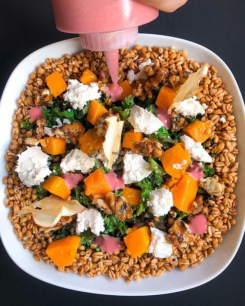 Harvest bowl at Nateure's Plate in Peterborough