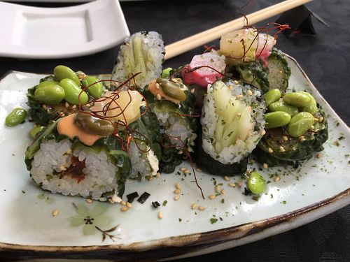 Chef's choice at Legumi Sushi Vegan in Lisbon