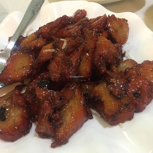 Veg BBQ pork here is the best  at Cute Fei in Kowloon