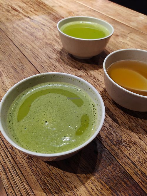 Order extra bowl of Thunder Tea Soup at Thunder Tree 擂茶树 - VivoCity in Central Singapore