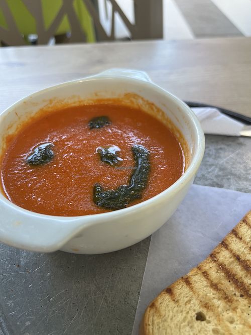 Tomato soup   at Lima in Riohacha