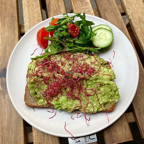 GF avocado toast  at Café Mareva  in Paris