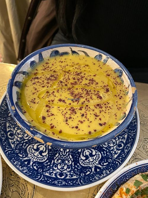 Vegan, Lebanese lentil soup at Comptoir Libanais - Bluewater in Dartford