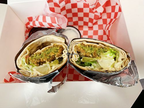 Falafel wrap  at JDO Mediterranean in Whittier