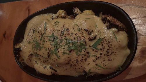 Roasted cauliflower -cheesy sauce.   at Tyranny of Distance in Windsor