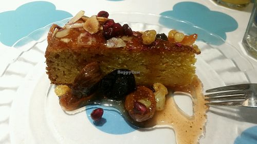 almond cake at LHR - Comptoir Libanais - T4 in West London