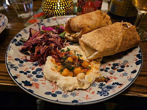 Wrap platter at Comptoir Libanais in South East London