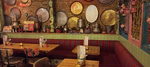 Decor at Comptoir Libanais in South East London
