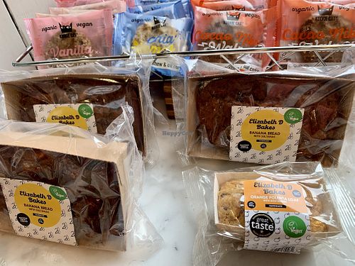Vegan loaf cakes at Whole Foods Market in Richmond Upon Thames