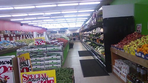 Fresh and some exotic vegetables and fruits.   Almond/rice milk (some dairy non-vegan ) at Cedar Knolls Farmers Market in Hanover