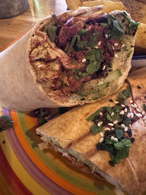 Kebab wrap   at Falla in Wroclaw