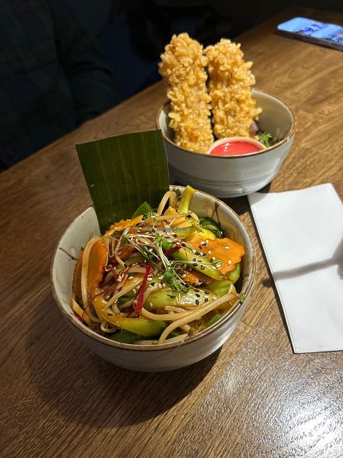 Crispy tofu and monk bowl   at Sattgrün Kolumba Viertel - Mitte in Cologne