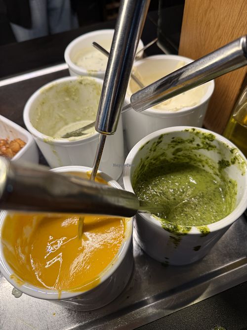 salad sauces  at Sattgrün Kolumba Viertel - Mitte in Cologne