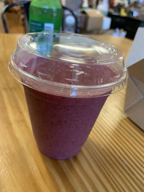 Smoothie! at Green Earth Health Food Market & Cafe in Oneonta
