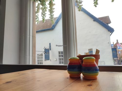 Tables at The GreenHouse Cafe in Shrewsbury