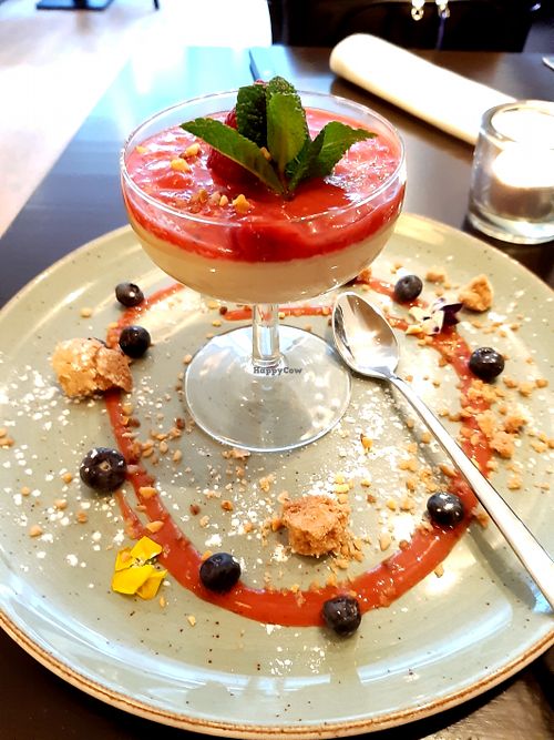 Vehan Panna Cotta. at MammaMia in The Hague