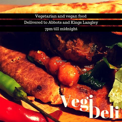 
Vegetarian delivery and catering service with labeled vegan options including sandwiches, chili, salads, falafel, and sides. Order online or by phone. Open Mon-Sun 19:00-00:00 at Vegi Deli - maybe closed in Watford