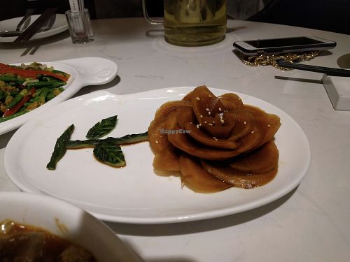 Very artistic pickled carrot! at Yi Shu Qian Wei in Guangzhou