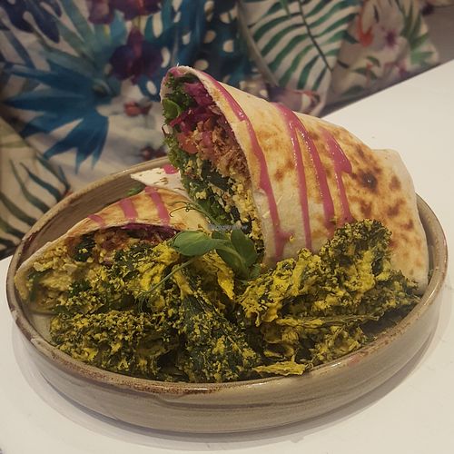 Breakfast burrito  at Kalifornia Kitchen in London