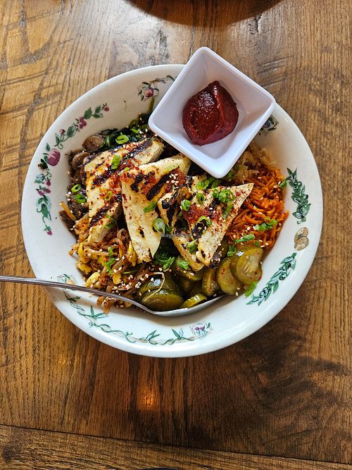 bibimbap w/ grilled tofu at Soju in Pittsburgh