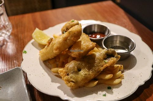fish & chips at Drunken Vegan - 드렁큰비건 in Seoul
