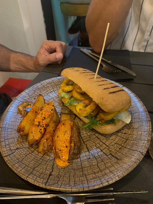 Calamares bocadillo at Purpura Project in Alicante