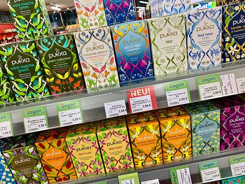 tea at Vitalia Reformhaus - Friedrichstrasse in Berlin