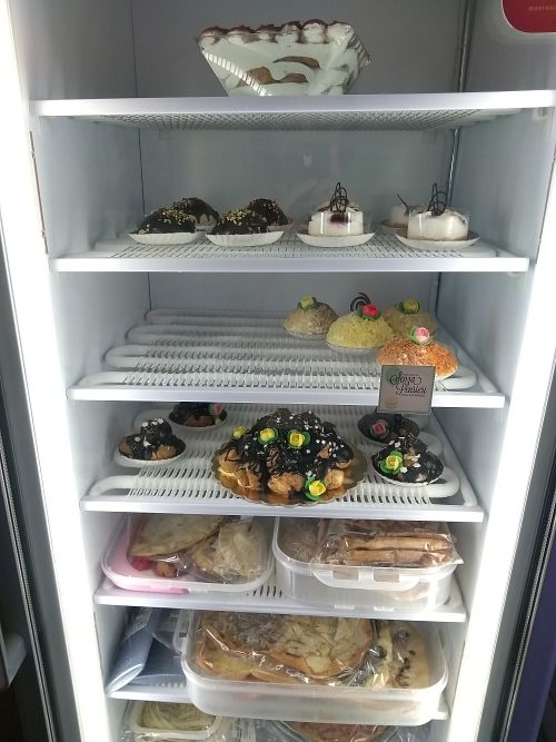 Their fridge at Senza Pensieri in Rome