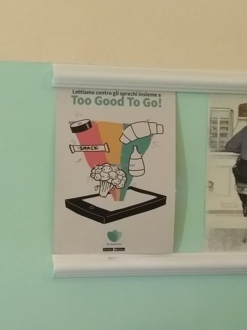 The app , useful and cheaper at Senza Pensieri in Rome