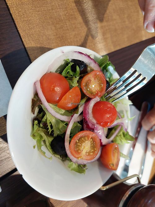 Insalata mista at Al Forno in Brighton