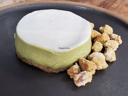 Avocado lime pie at SACRO in Buenos Aires