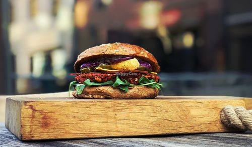 Burger wegański Meksyk at Handmade in Olsztyn